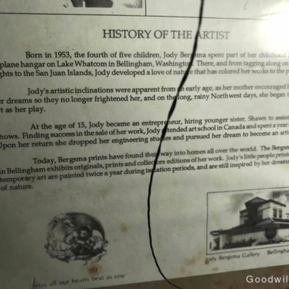 Jody Bergsma Limited Reproduction 1986 Watercolor - Picture 5 of 6